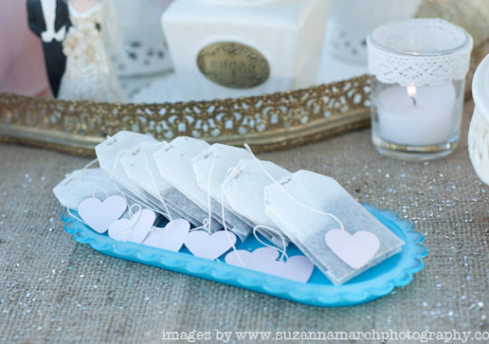 bolsitas de té románticas para san valentín