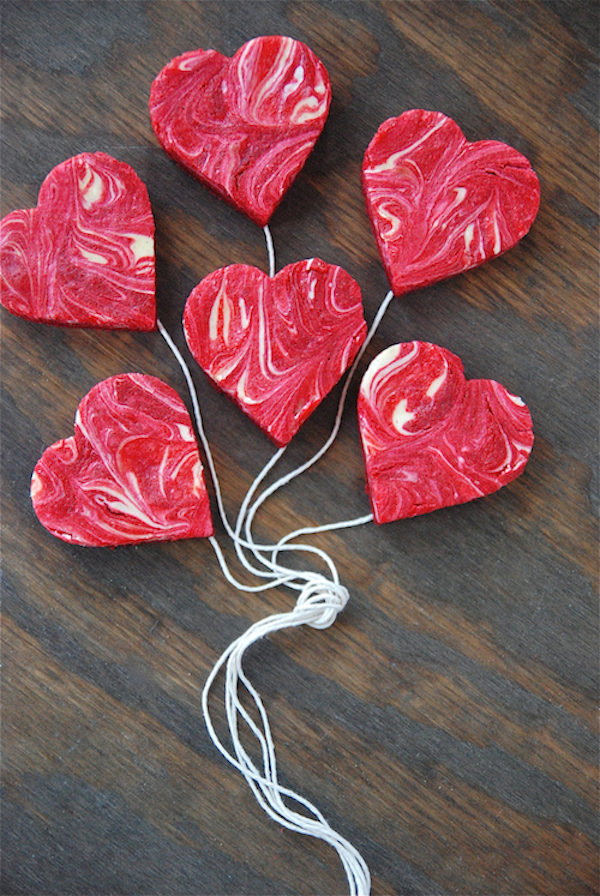 recetas de san valentín corazones de cheesecake
