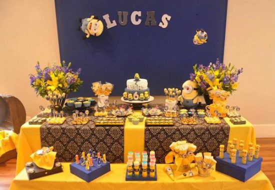 una fiesta de cumpleaños de los Minions