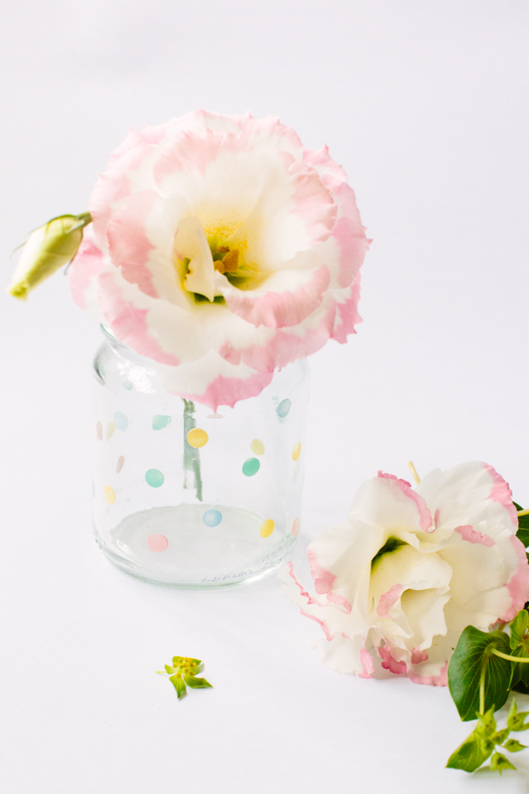 Frascos De Cristal Decorados Con Esmalte De Uñas