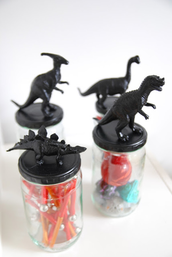 Frascos De Cristal Con Dinosaurios