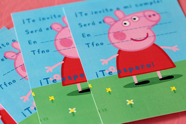 Invitación De Cumpleaños Pepa Pig