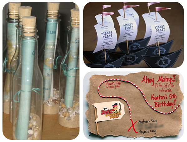 invitaciones para una fiesta de piratas