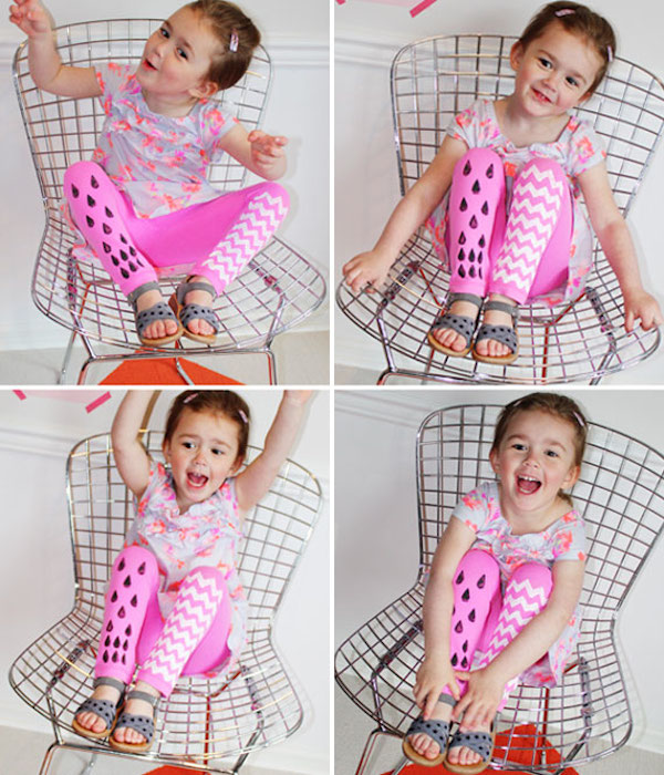 leggings personalizados con stencil