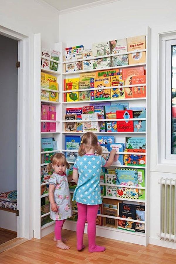 10 librerías originales para la habitación infantil - Pequeocio