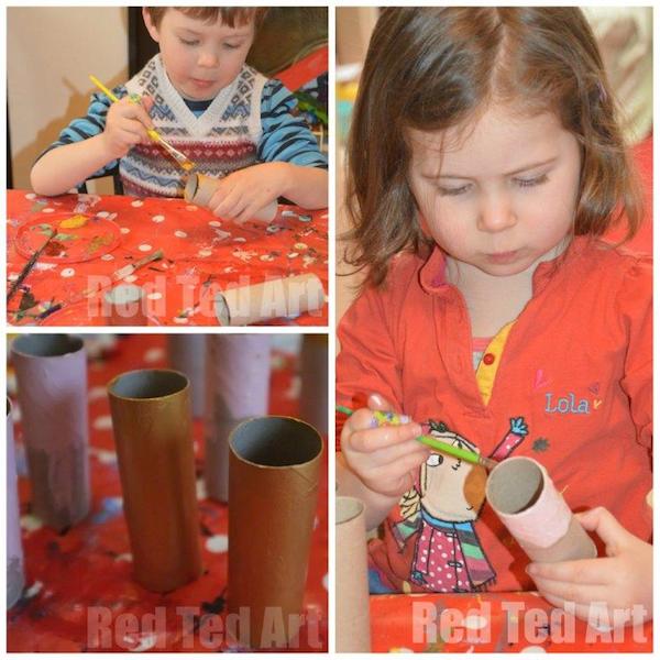 Cómo Hacer Los Reyes Magos Con Rollos De Papel