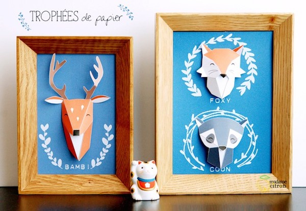 animales origami para colgar