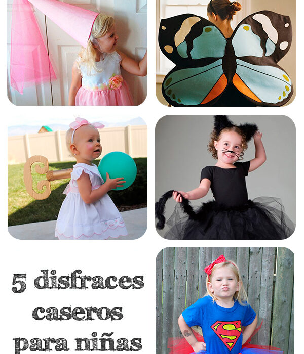 5 disfraces caseros para niñas