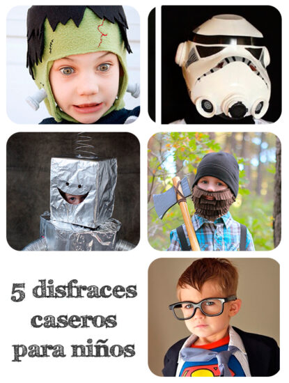 5 disfraces caseros para niños