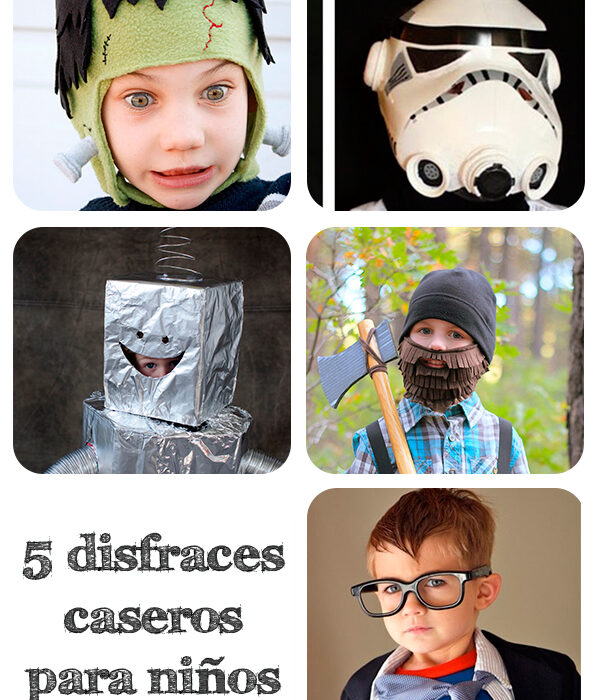 5 disfraces caseros para niños