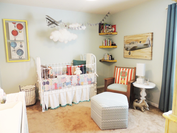 Nursery Decorada Con Aviones