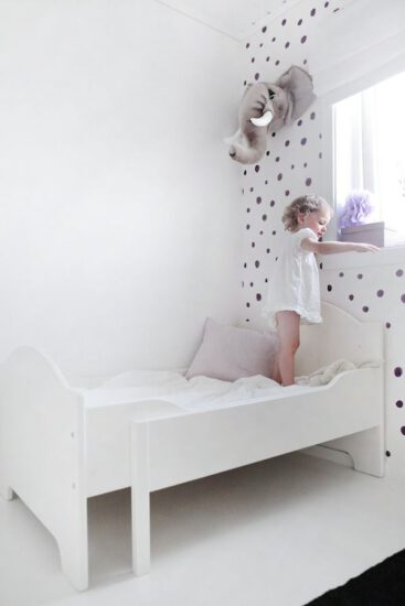 habitaciones infantiles decoradas con lunares