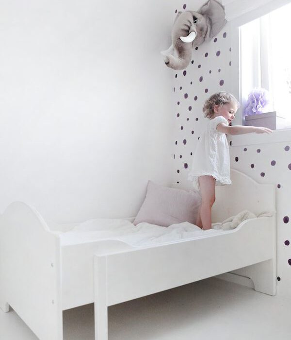 habitaciones infantiles decoradas con lunares