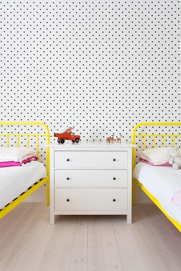 Decorar El Dormitorio Infantil Con Lunares