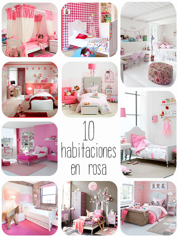 10 Habitaciones Infantiles En Rosa