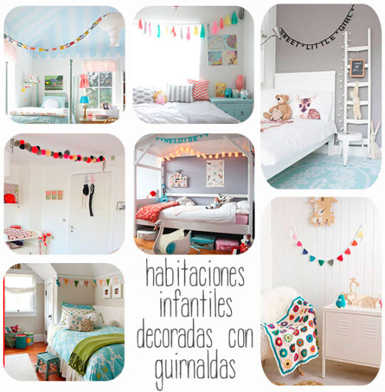 7 habitaciones infantiles decoradas con guirnaldas