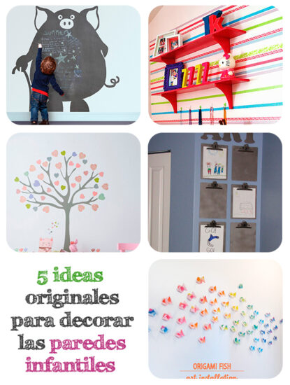ideas originales para decorar las habitaciones infantiles