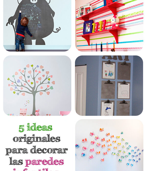 ideas originales para decorar las habitaciones infantiles