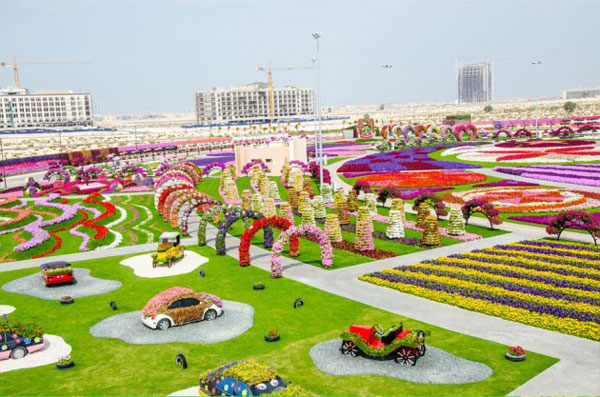 Dubai Miracle Garden, ¡un jardín de ensueño para niños!