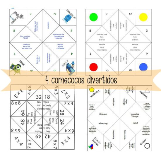 4 comecocos divertidos