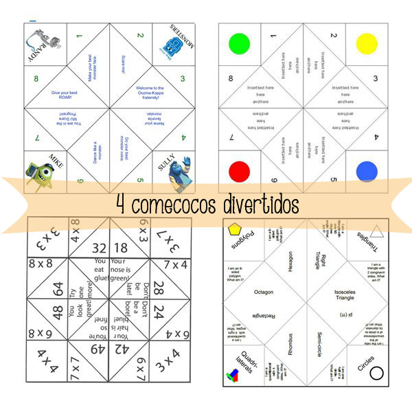 4 comecocos divertidos