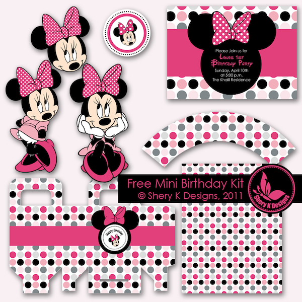 Imprimibles Para Una Fiesta De Minnie Mouse