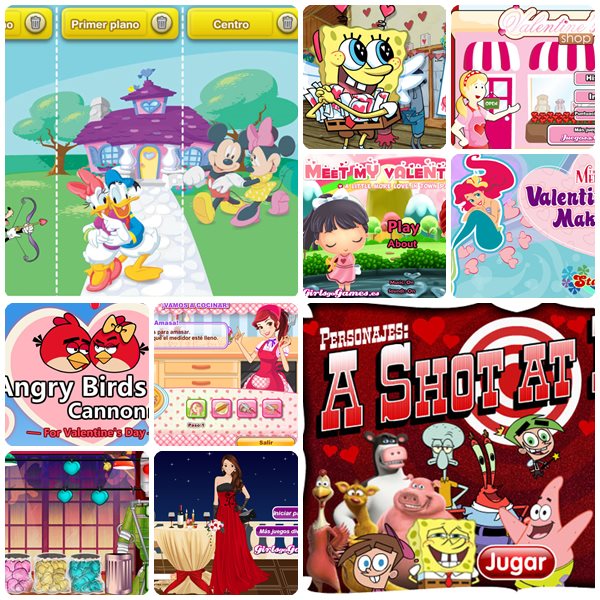10 juegos infantiles online para San Valentín