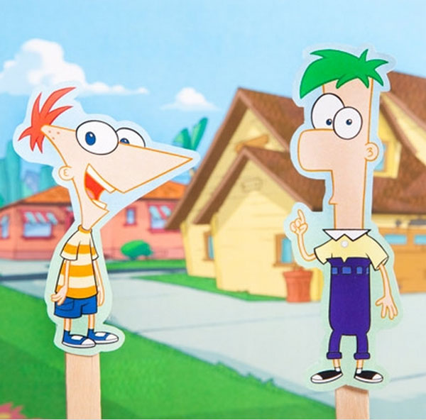 Marionetas De Phineas Y Ferb, Imprimibles Gratis