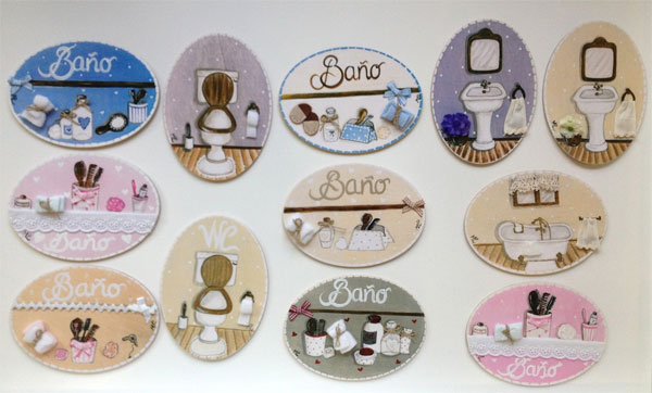 Mini Placas Artesanales Para Decorar La Habitación Infantil