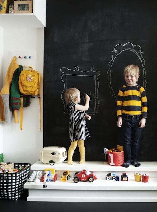 Pizarra de Papel para Pared Blackboard para niños INSPIRA