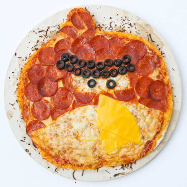 Pizza De Salami Angry Bird