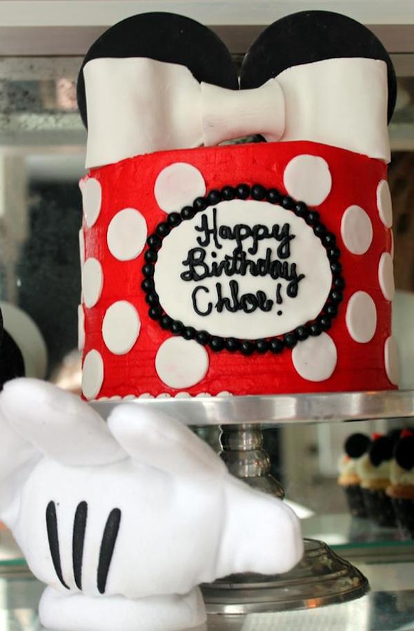 Tarta De Cumpleaños De Minnie Mouse