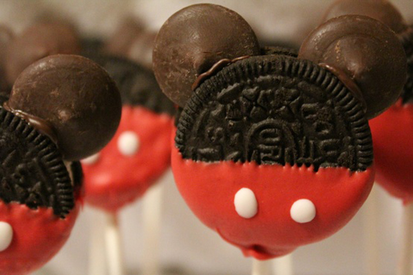 Cake pops de Mickey
