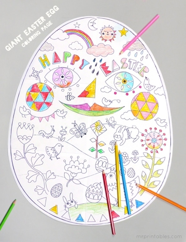 Dibujos De Pascua Para Colorear Y Jugar Pequeocio