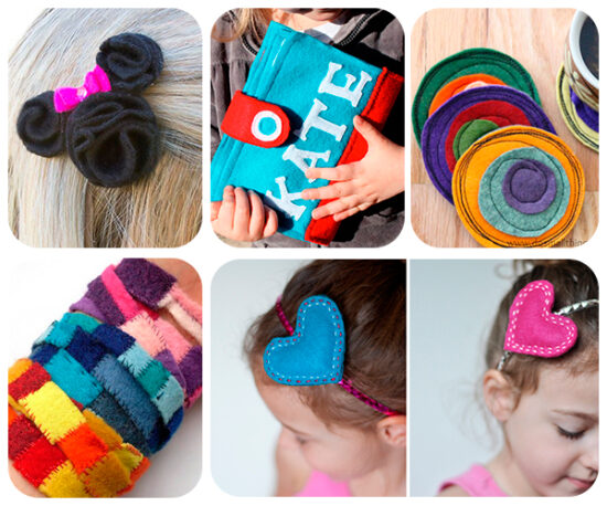 Manualidades con fieltro para niños