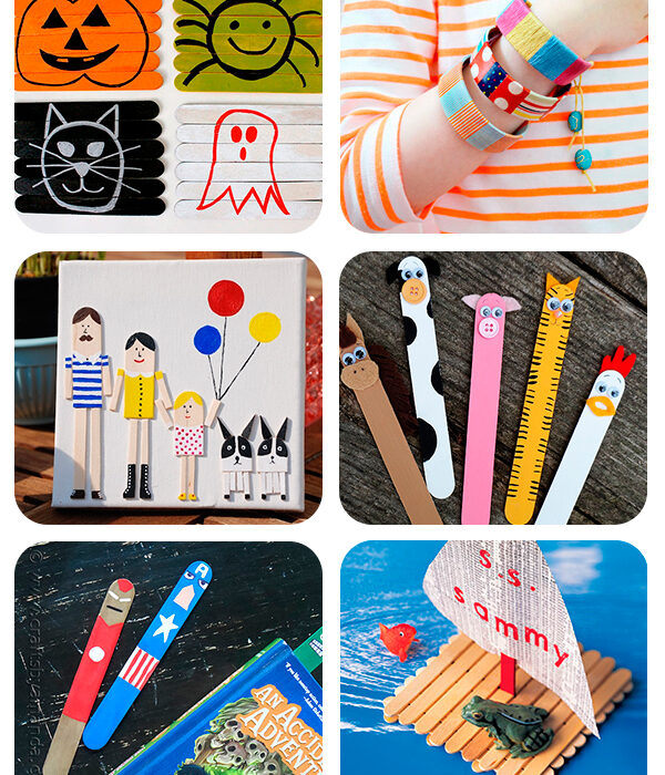 6 manualidades infantiles con palitos de helado