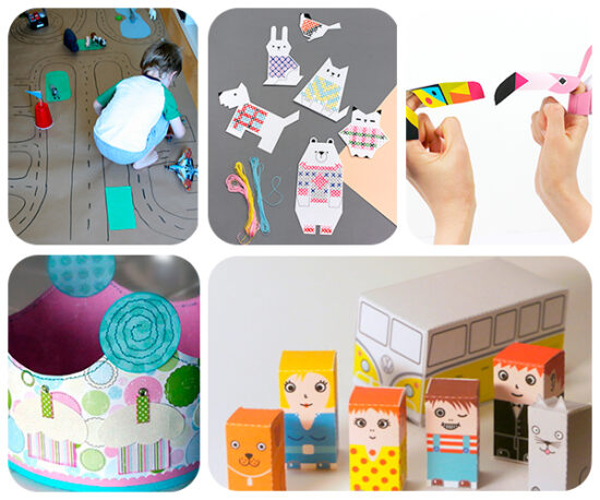 Manualidades con papel para niños