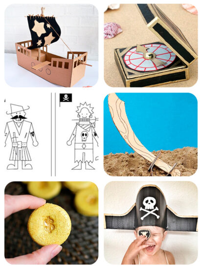 manualidades infantiles de piratas