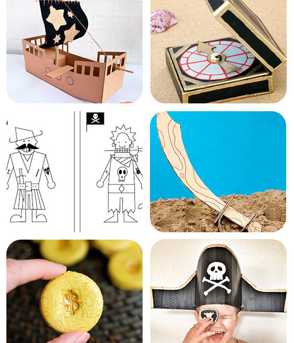 manualidades infantiles de piratas