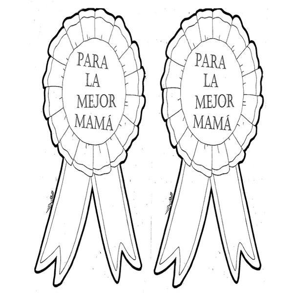 6 dibujos del Día de la Madre para colorear