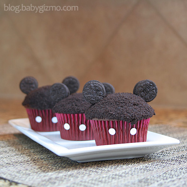 Cupcakes de Mickey fáciles