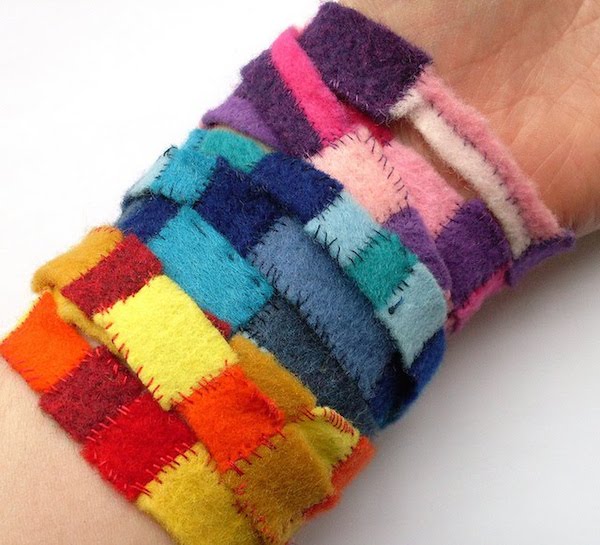 Pulseras De Fieltro Para Niños