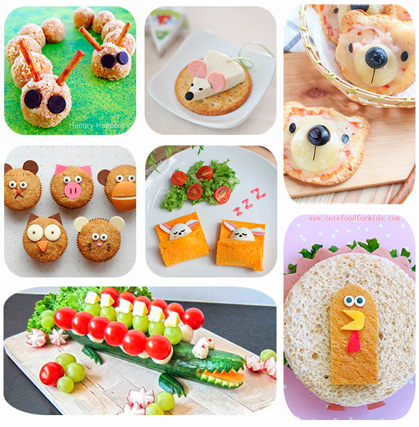 recetas fáciles para niños con animalitos