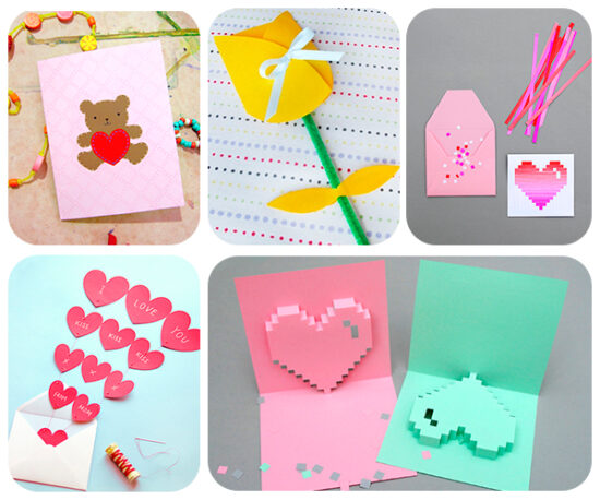 tarjetas fáciles del Día de la Madre