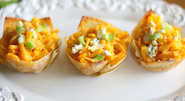 Cestos De Pasta Filo Rellenos Con Macarrones Gratinados