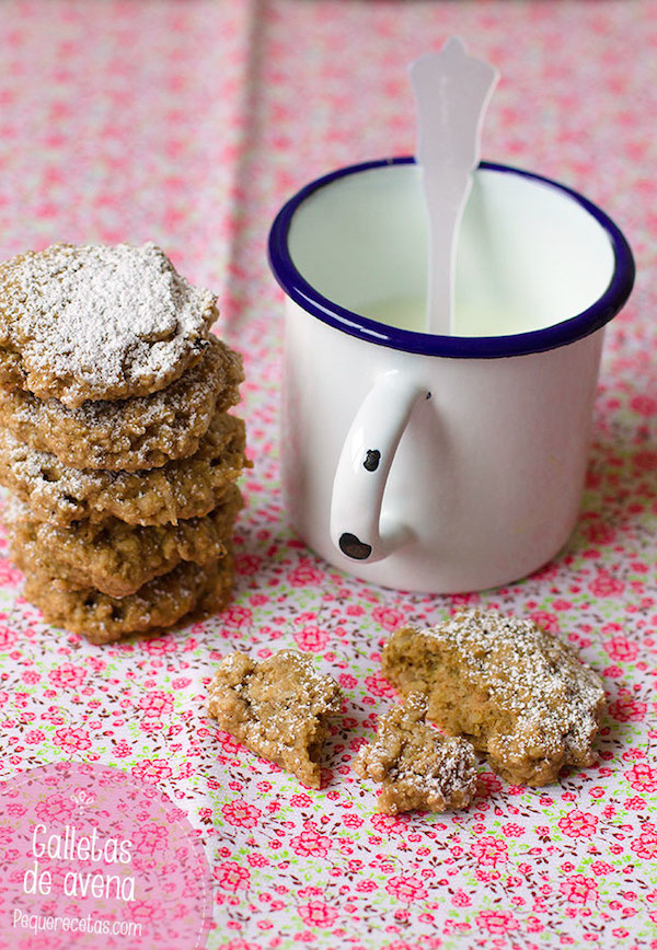 Receta De Galletas De Avena