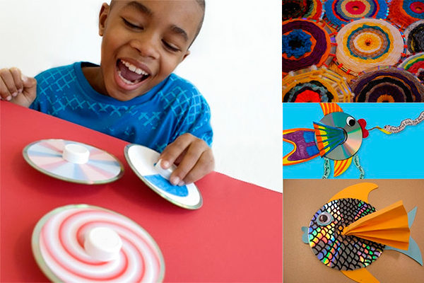 Manualidades infantiles con cd