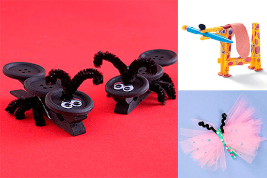 Manualidades infantiles con pinzas de la ropa