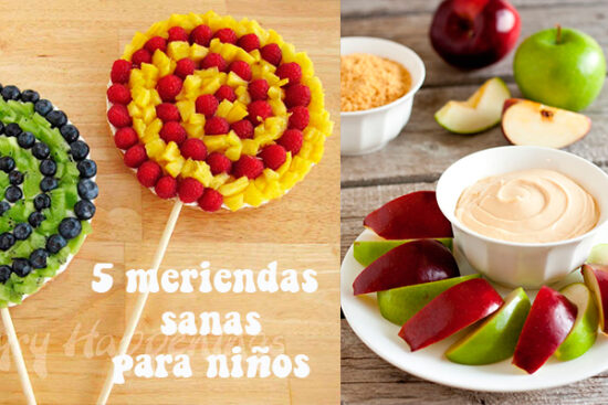 Meriendas sanas para niños