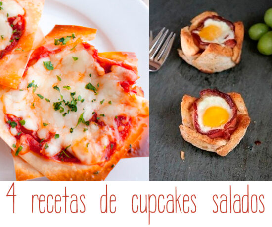 Recetas para niños de cupcakes salados
